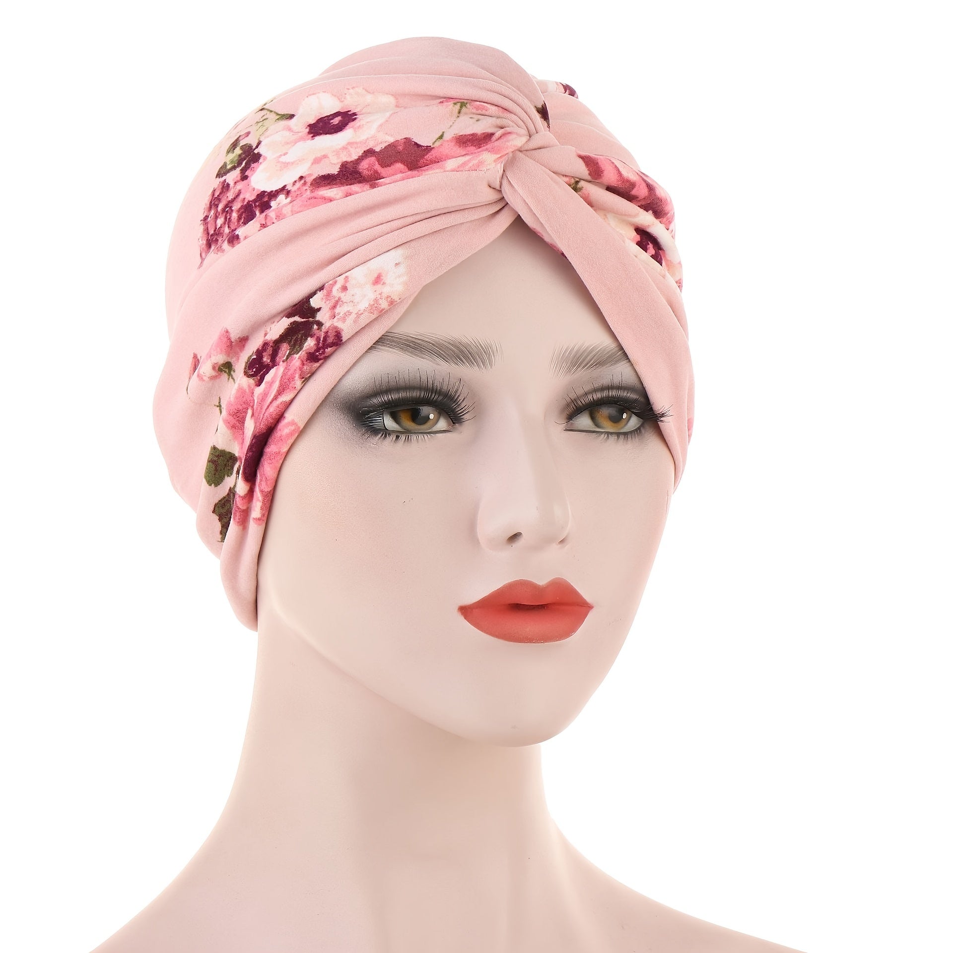 Colorful Beanie Twist Turban Chemo Cap Ramadan Head Wrap