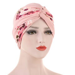 Colorful Beanie Twist Turban Chemo Cap Ramadan Head Wrap
