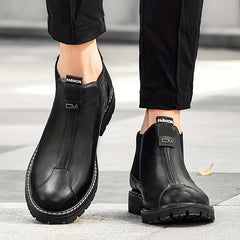 Men's Slip On Chelsea Boots Outdoor Anti-skid Rubber Sole Boots