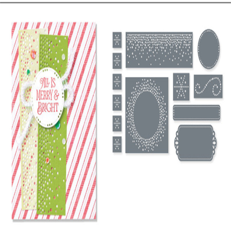 Metal Cutting Dies and Stamps for Custom Scrapbook Designs