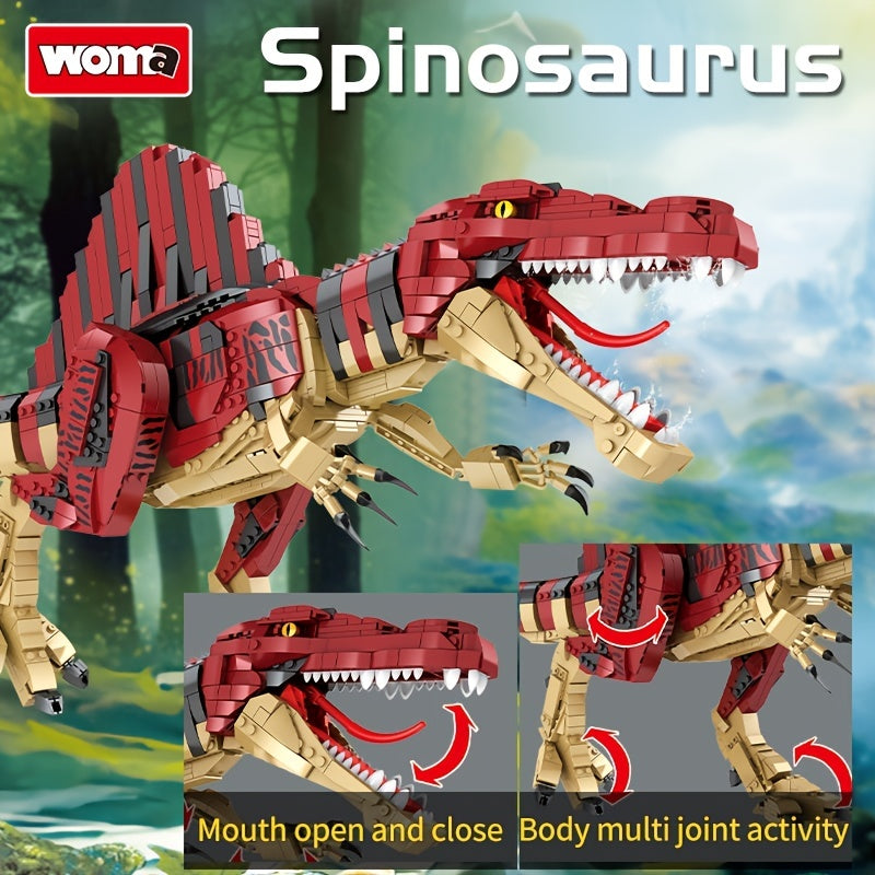 Big Dinosaur Building Blocks Toy - T-Rex Model