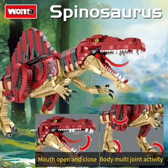 Big Dinosaur Building Blocks Toy - T-Rex Model