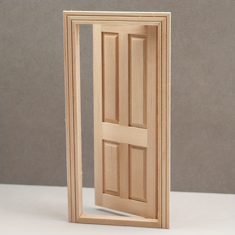 1:12 Dollhouse DIY Mini Door & Window Blank Material Gift