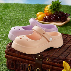 Women's Hollow Out Clogs Breathable Closed Toe Slip On Shoes