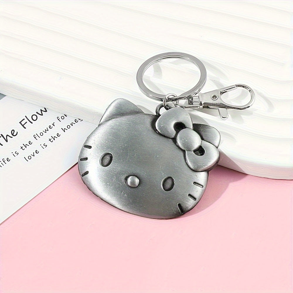 Kitty Large Pendant Keyring Exaggerated Style Animation Peripherals For Car