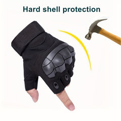Men's Fingerless Tactical Gloves For Combat M L XL