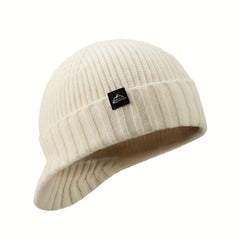 Windproof Knitted Beanie Hat for Men and Women