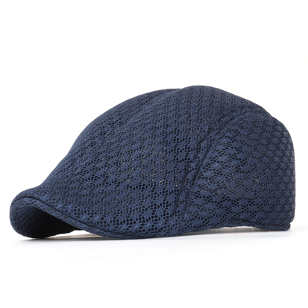 Solid Mesh Beret Cutout Design