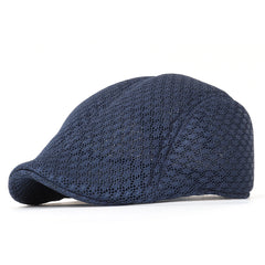 Solid Mesh Beret Cutout Design