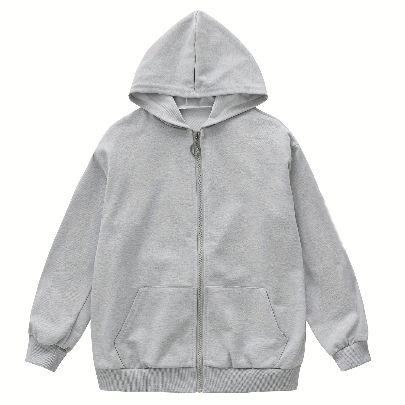 Boys Zip Up Hooded Sweatshirt Long Sleeve Hoodies With Pockets