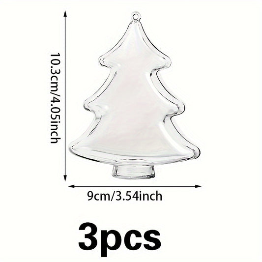 3pcs Christmas Tree Decoration Pendants For Home Decor