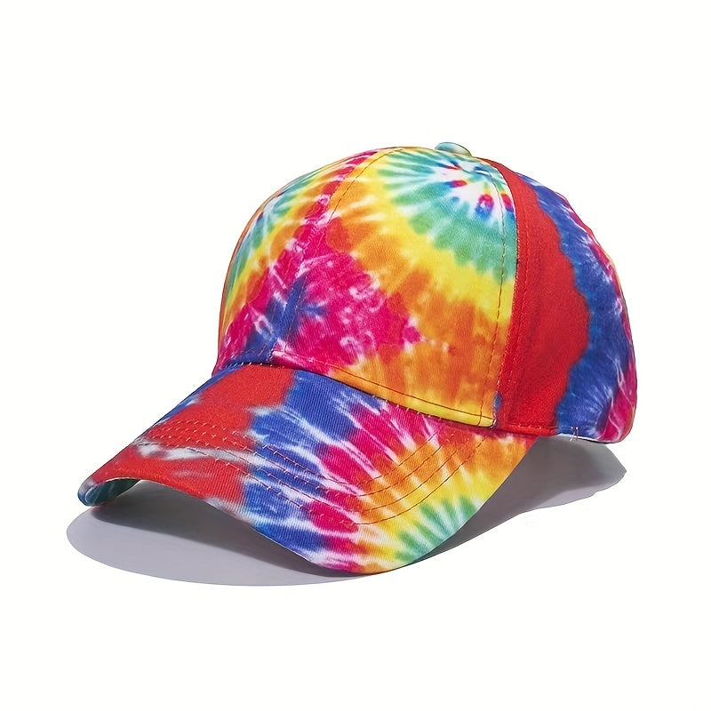 Tie Dye Print Hip Hop Baseball Cap Sun Hat