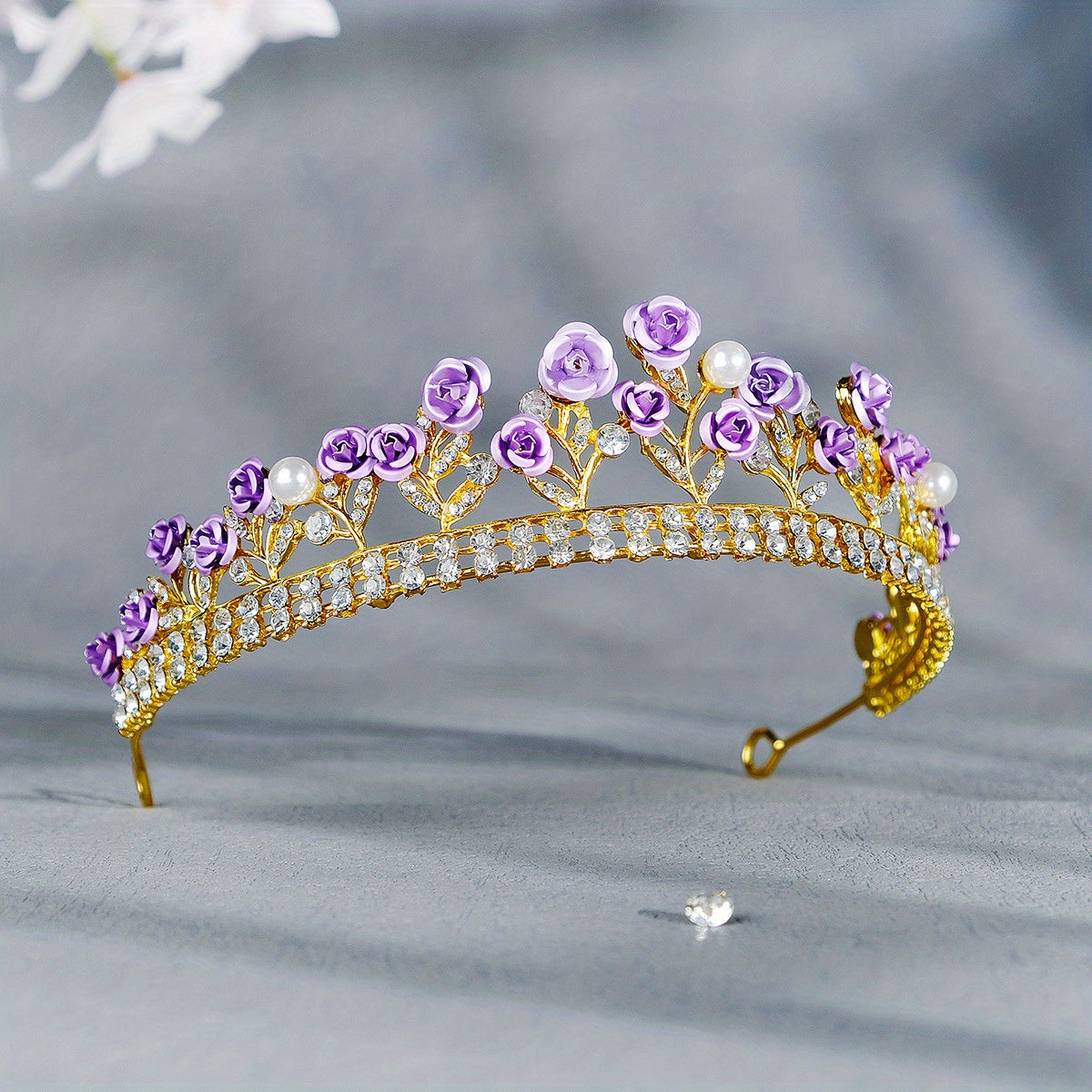 Red Rose Flowers Children s Crown For Girls