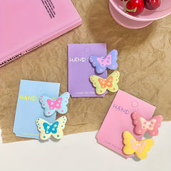 Polka Dot Butterfly Hair Clip Set Sweet Side Hair Clip