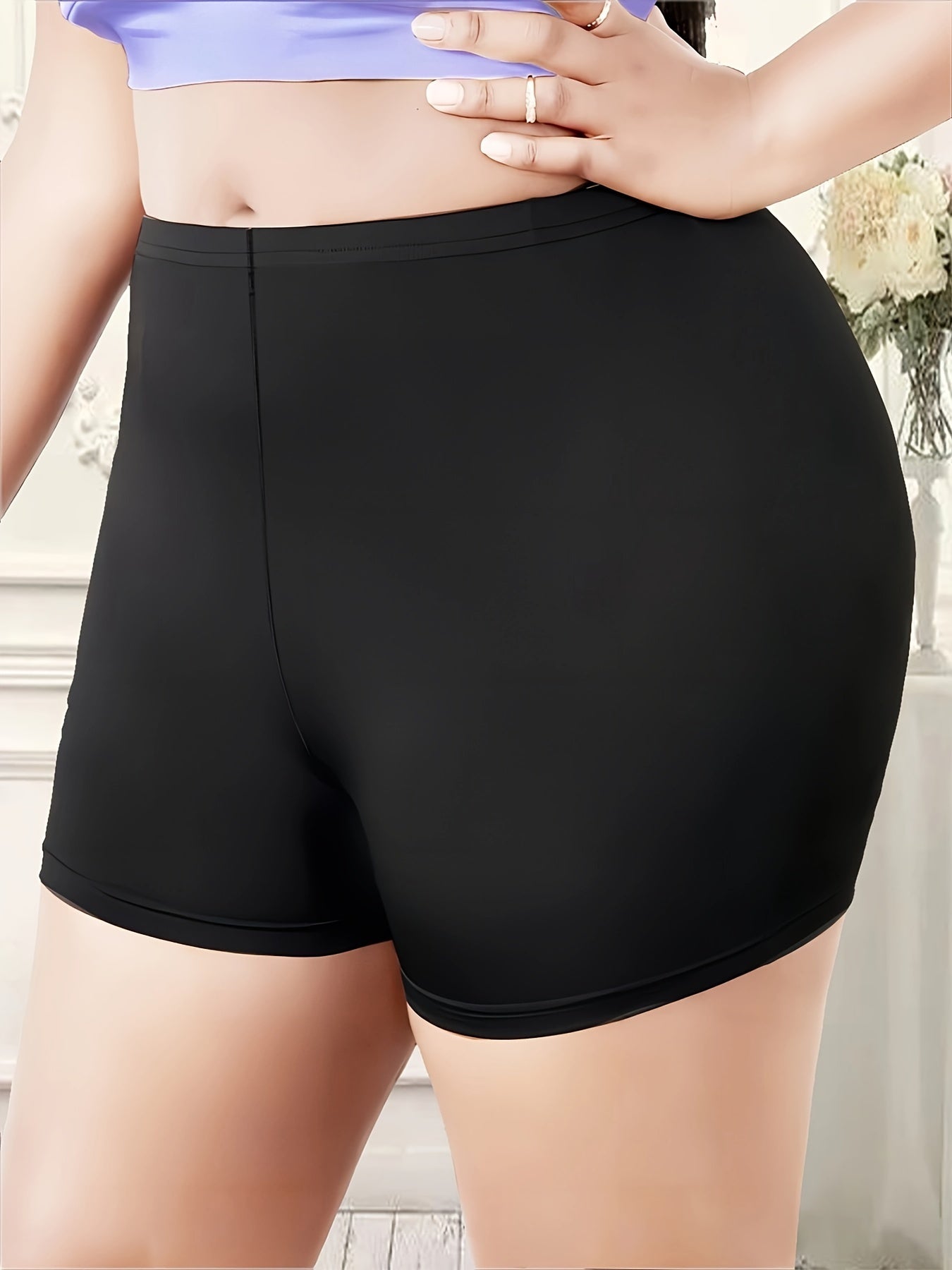 Skeleton Hands High Stretch Running Biker Shorts