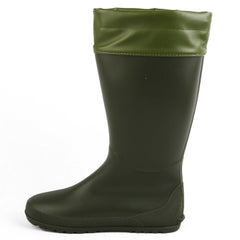 Waterproof PVC Flat Rain Boots Lightweight Comfortable Drawstring Shoes
