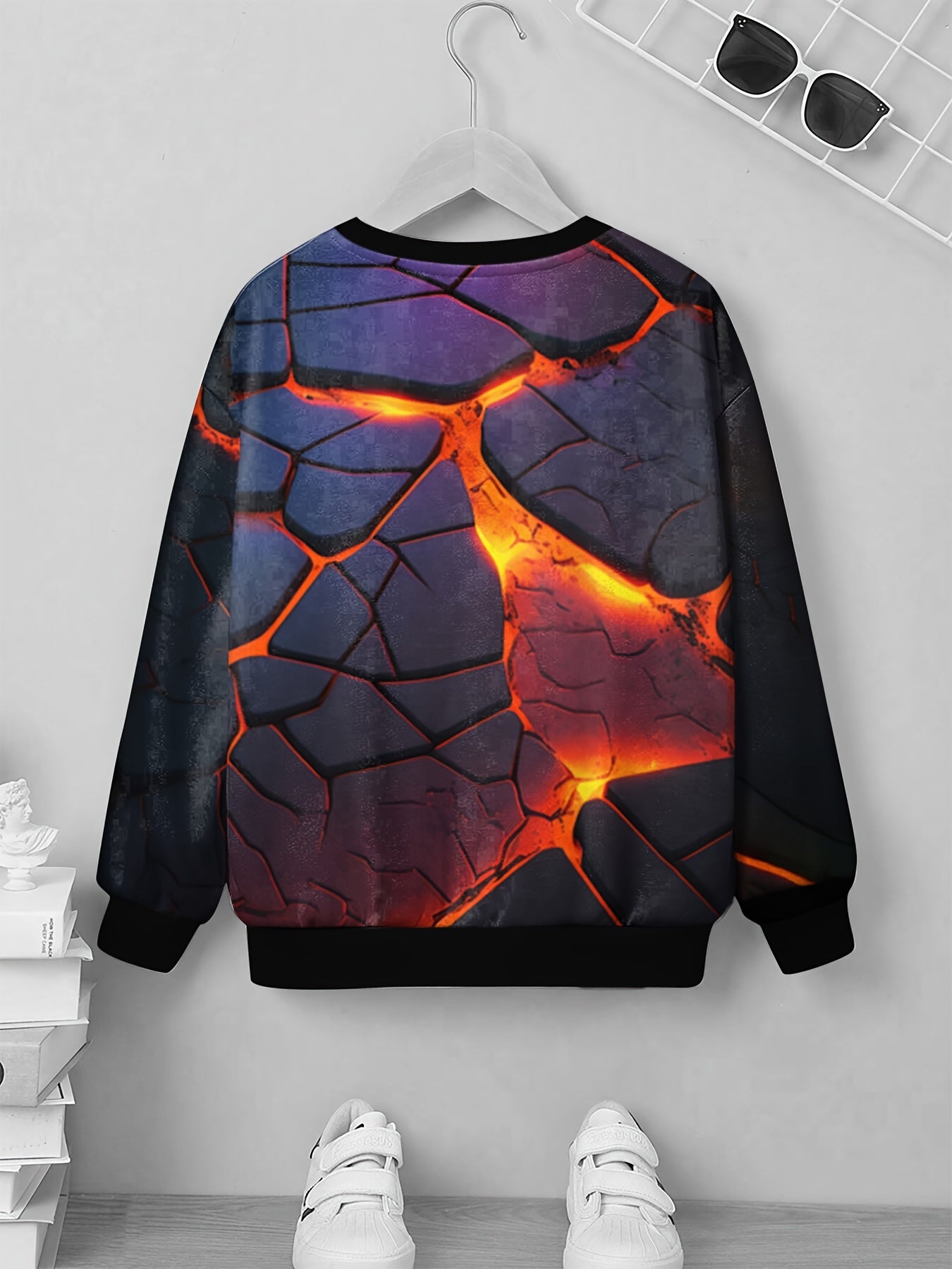 Teens 3D Print Sweatshirt Kids Casual Pullover Street Wear Clothes