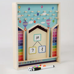 Bamboo Number Decomposition Roller Educational Toy