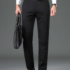 Men's Formal Solid Stretch Dress Pants for Business