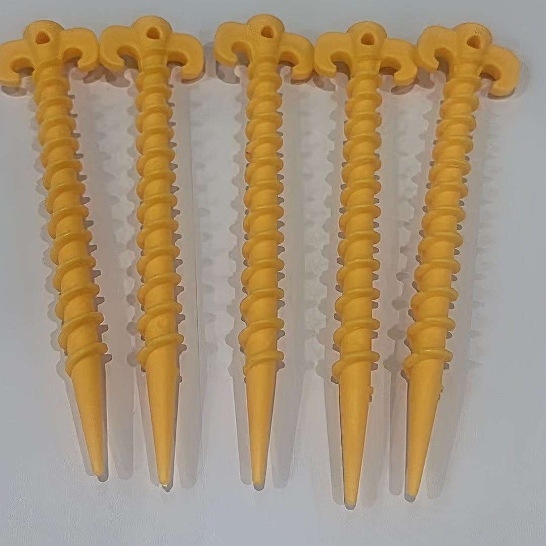 10pcs Camping Peg Ground Nails Screw Stakes for Outdoor Tent Hiking