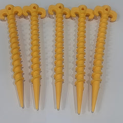 10pcs Camping Peg Ground Nails Screw Stakes for Outdoor Tent Hiking