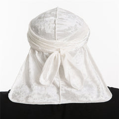 Velvet Wave Durag Soft Durag Headwear For 360 Waves