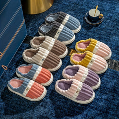 Women's Plush Memory Foam Slippers with Non Slip Sole
