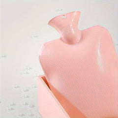 1000ml Faux Rabbit Fur Hot Water Bag Long lasting Warmth Hand Warmer