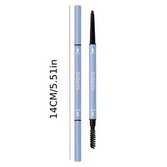 Waterproof Double Headed Eyebrow Pen Long-lasting Colorfast Slim Pencil