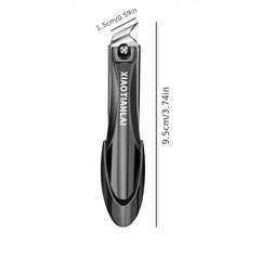 Stainless Steel Nail Clippers Anti Splash Fingernail Scissors