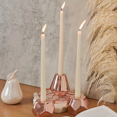 4pcs Smokeless Tapered Home Candles, 8-Hour Burn, for Home Decoration