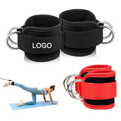 Adjustable Ankle Strap Double D Ring Anti Sprain Fitness Ankle Strap