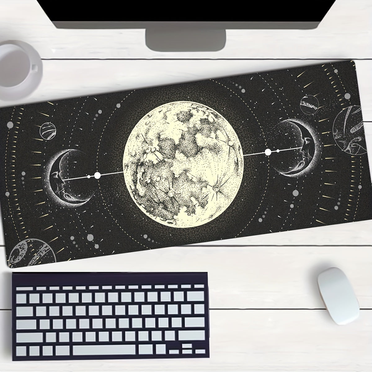 Extra Large Desk Mat - Heated and Warm - Anti-Slip - Washable