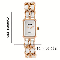 Women's Square Quartz Watch Party Holiday Gift