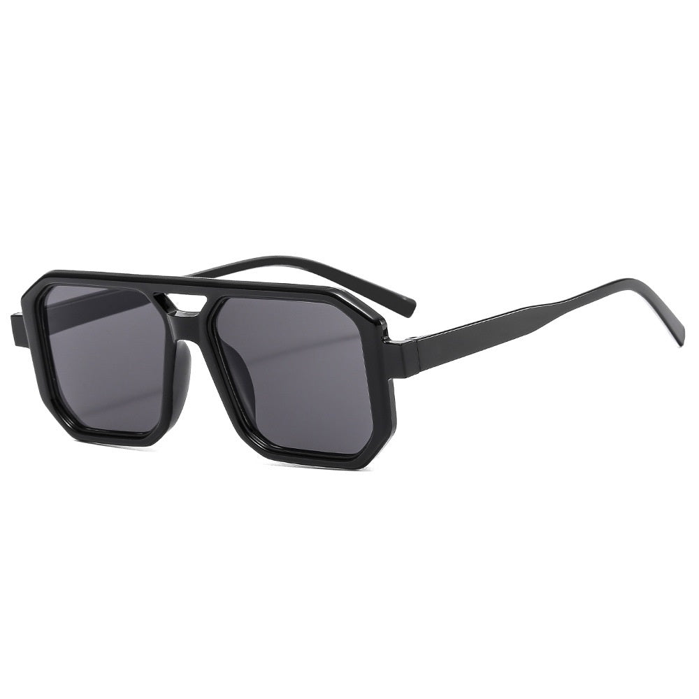 Men's Double Beam Large Frame Sunglasses