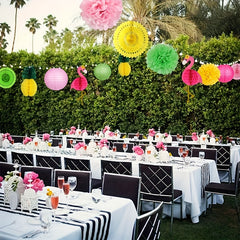 13pcs Flamingo Hawaiian Party Decoration Set