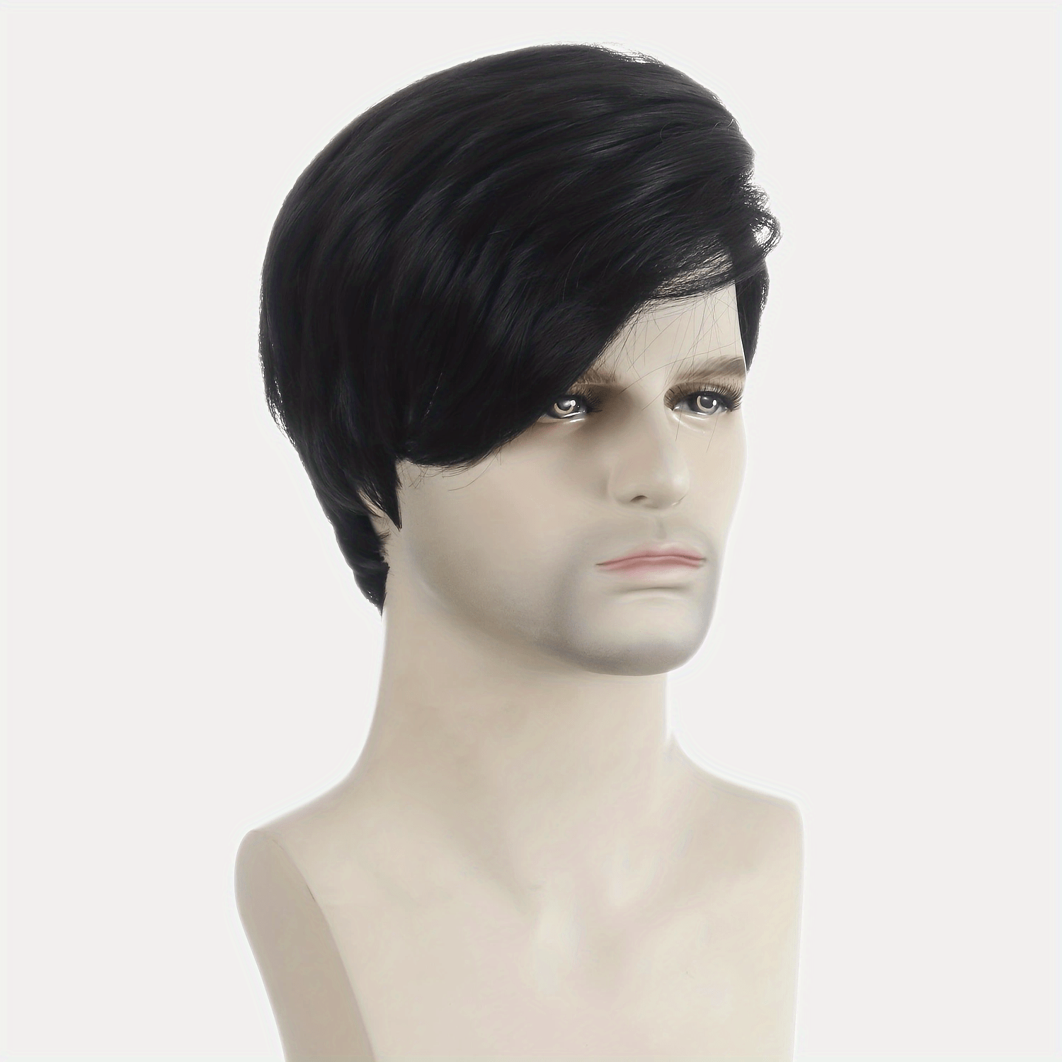 Men's Short Curly Hair Daily Dressing Wig
