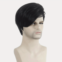 Men's Short Curly Hair Daily Dressing Wig