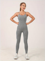 Women's Seamless Yoga Jumpsuit Gym Activewear