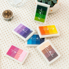6 Vibrant Inkpads Set for Finger Painting & Graffiti Art