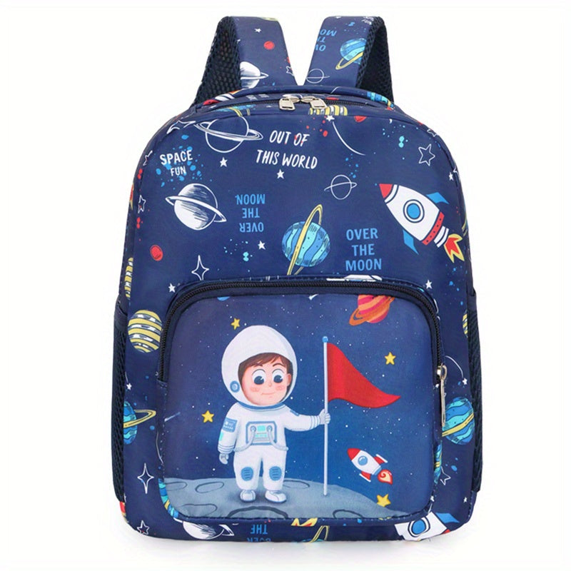 Kids Cartoon Pony Space Dinosaur Backpack Lightweight School Bag
