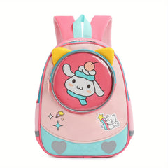Kids Cartoon Backpack for Kindergarten, Portable Spin Protection Schoolbag