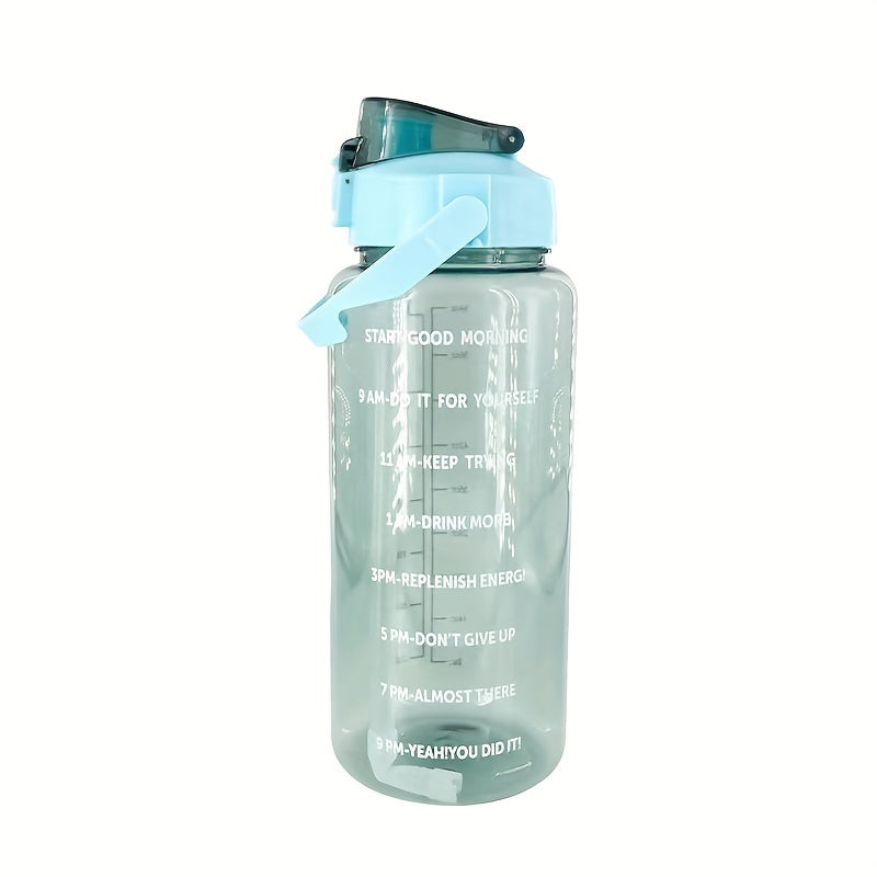 70oz Portable Transparent Fitness Water Bottle Leak Proof