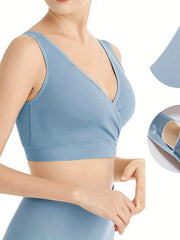 Seamless Comfort Wire Women's Cross Sports Bra