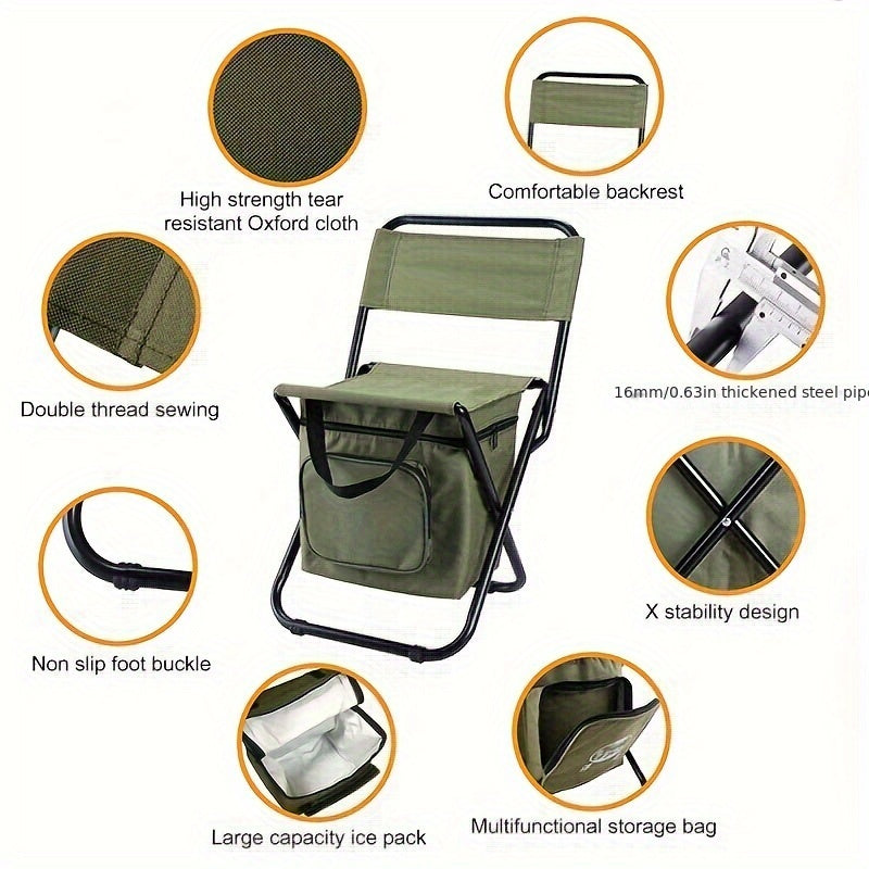 Portable Folding Chair For Camping Fishing