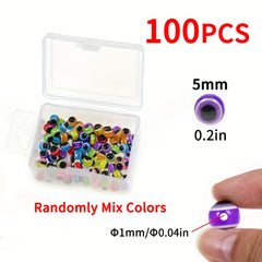 Mixed Colors Fishing Eyeball Beads Carolina Taxes Dropp