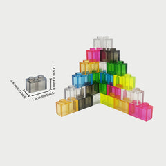 60pcs Crystal Building Blocks Variety DIY Building Blocks
