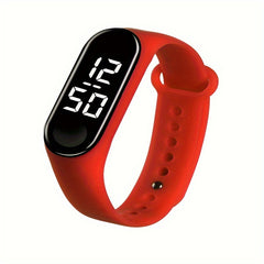 LED Watch with Silicone Band for Workout