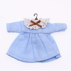 Dollhouse Skirt and Accessories Set Lace Trim Bow Detail Textured Fabric