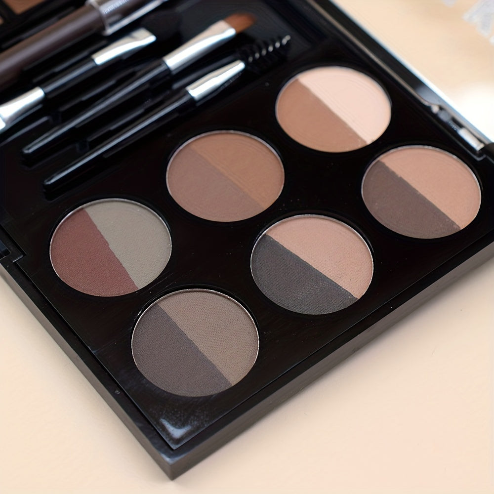 Waterproof Eyebrow Makeup Set Eyebrow Dye Gel Pencil Powder Brushes